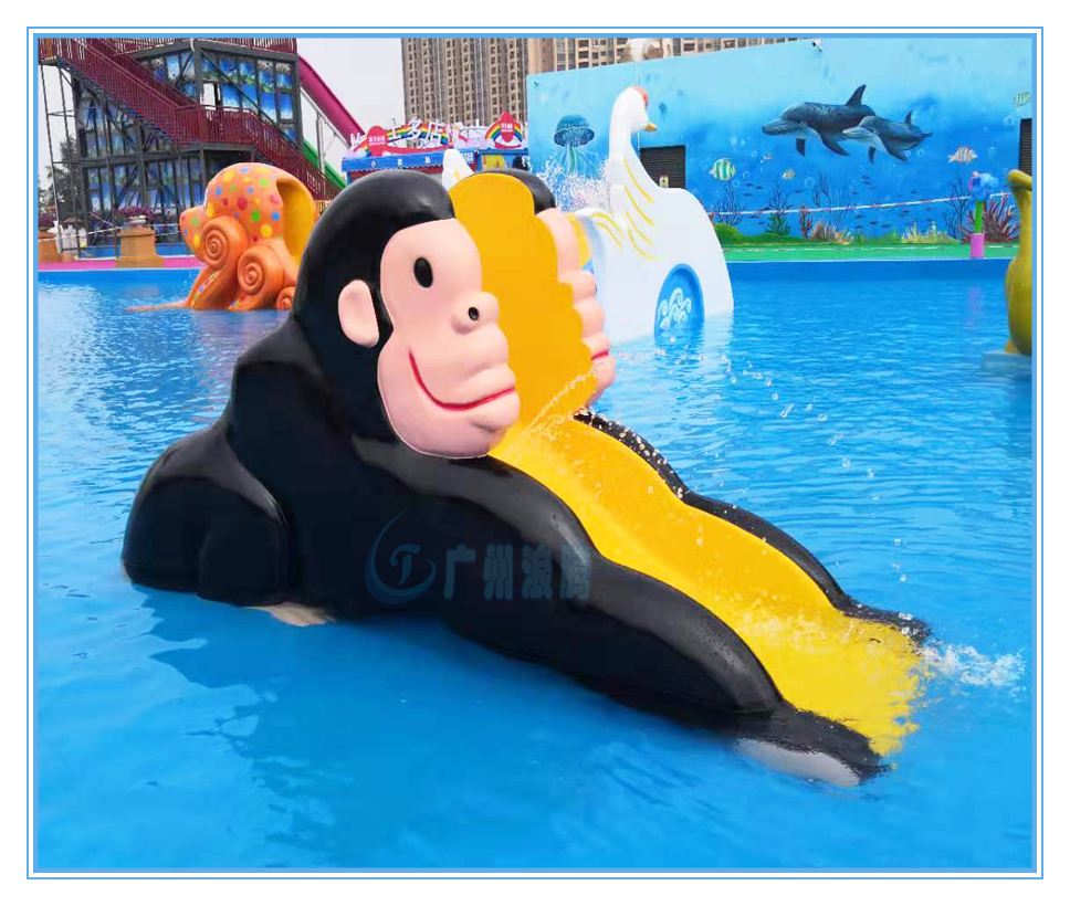 水上樂園設(shè)備，戲水小品，猴子滑梯